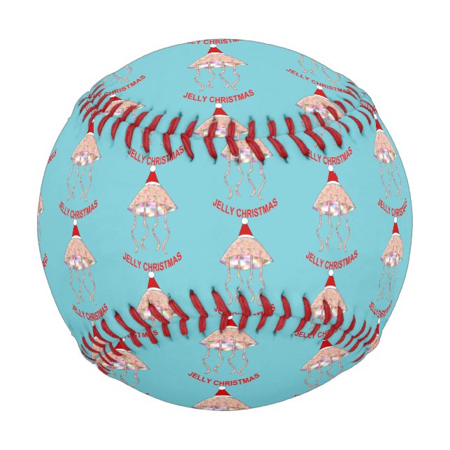 Balle De Baseball Fête de Noël Jellyfish Baseball (Devant)