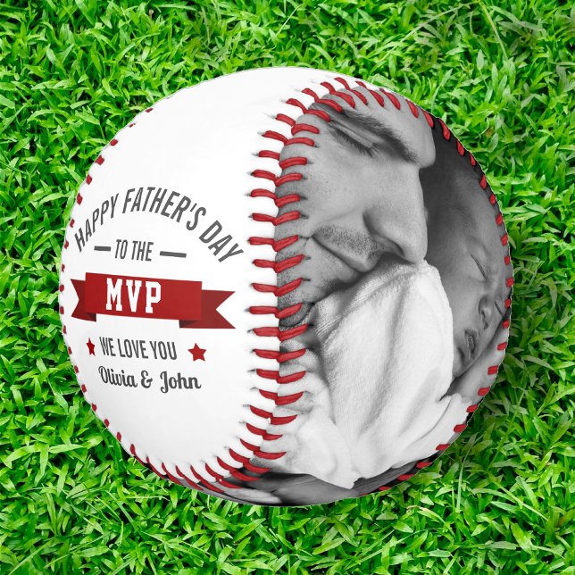 Balle De Baseball Fête des pères/Anniversaire de Enfants MVP Photo (Créateur téléchargé)