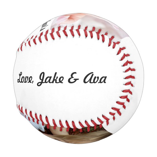 Balle De Baseball Fête des pères cadeau de base-ball (Dos Gauche)