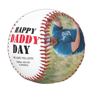 Balle De Baseball Fête des pères cadeau photo personnalisé