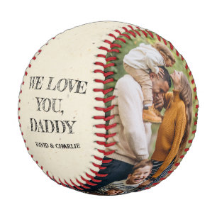 Balle De Baseball Fête des pères de conservation de messages et de p