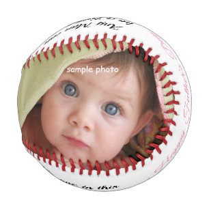 Balle De Baseball Fête des pères, Fille, Baseball Personnalisé