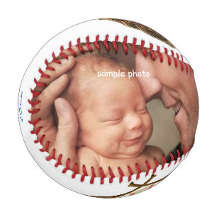 Balle De Baseball Fête des pères, Photo, Baseball Personnalisé