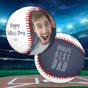 Balle De Baseball Fête des pères photo Best Papa