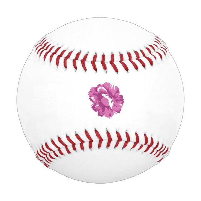 Balle De Baseball Fille, Pale Megenta, Santé Royale (Devant)