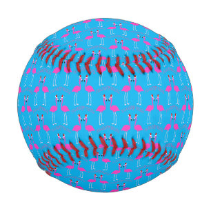 Balle De Baseball Flamants roses lesbiennes de Noël Flamant rose Bel