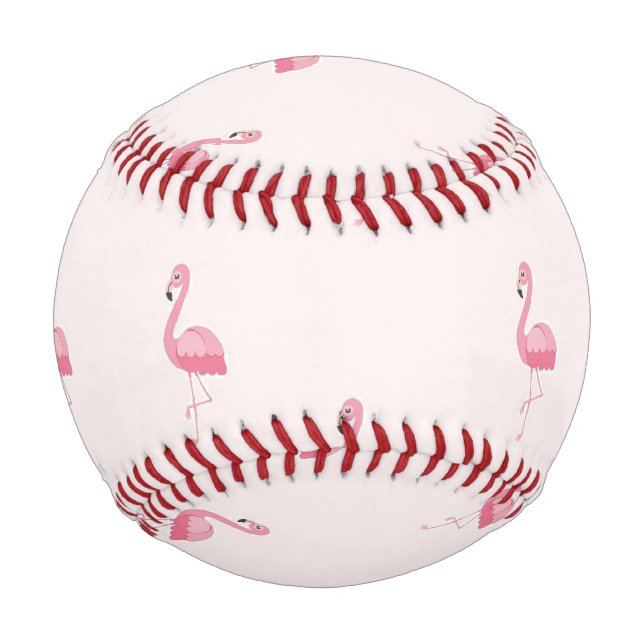 Balle De Baseball Flamingo à pied rose mou (Devant)