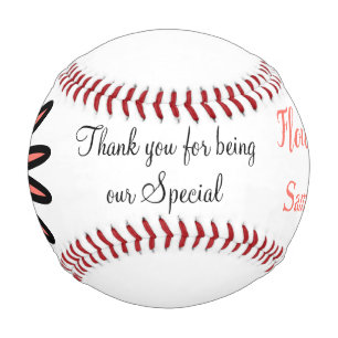 Balle De Baseball Fleur Fille Corail Turquoise