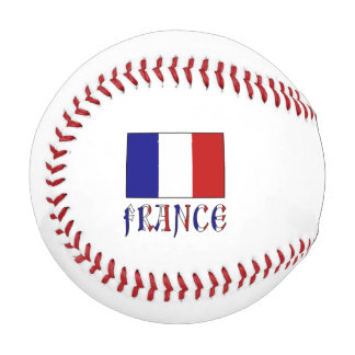 Balle De Baseball France Pavillon bleu Personnalisation