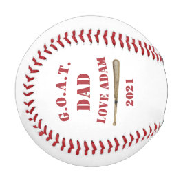 Balle De Baseball G.O.A.T. Papa Baseball Monogramme