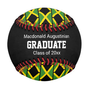 Balle De Baseball Gradué JAMAICA FLAG personnalisé