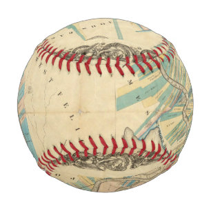 Balle De Baseball Graphique du fleuve Mississippi inférieur