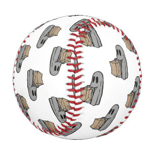 Balle De Baseball Halloween, Gentil Fantôme Gris, Trick Or Treat, Ho