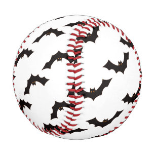 Balle De Baseball Halloween, motif de chauves-souris, farce ou frian
