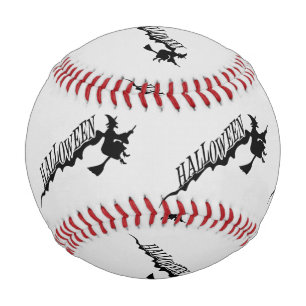 Balle De Baseball Halloween Sorcière Broom Thunder_Cove