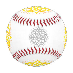 Balle De Baseball Harmonie infinie : Mandala Sacrée Symbole Celtique