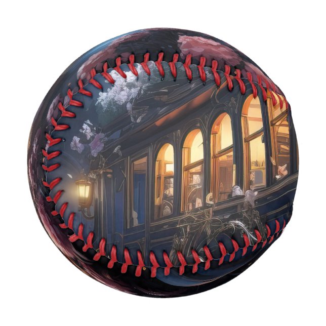 Balle De Baseball Hauné Train Ride Baseball Stocking Stuffer (Devant Gauche)