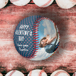 Balle De Baseball Heureuse Sainte-Valentin de coeur 2 Photos Petit a