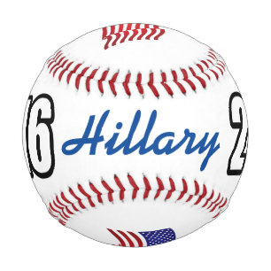 BALLE DE BASEBALL HILLARY 2016