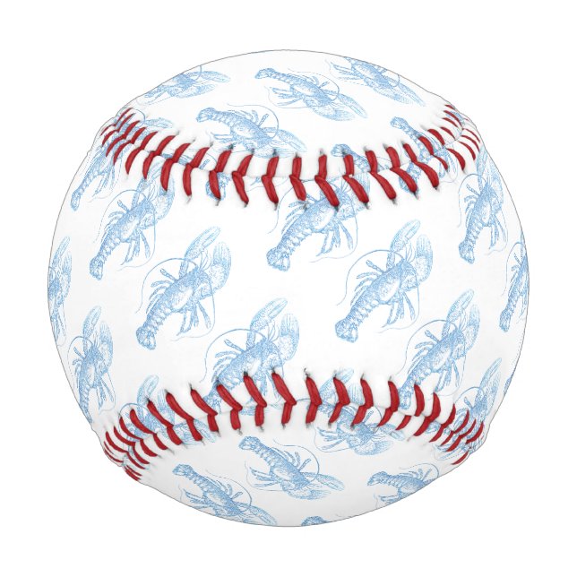 Balle De Baseball Homard bleu (Devant)