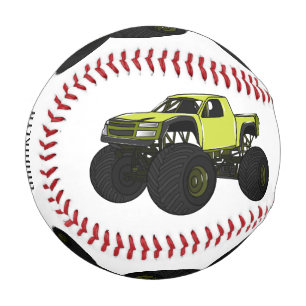 Balle De Baseball Illustration de camion monstre