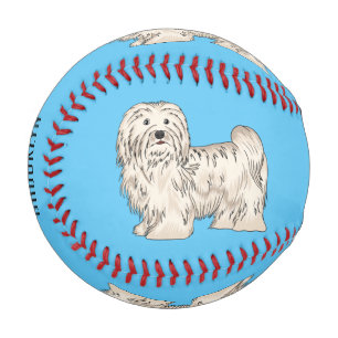 Balle De Baseball Illustration de dessin de chien de Havan