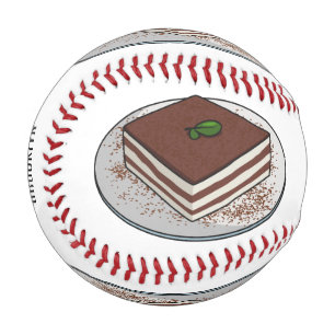Balle De Baseball Illustration de gâteau de Tiramisu