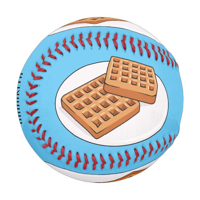 Balle De Baseball Illustration de gaufre (Devant Gauche)
