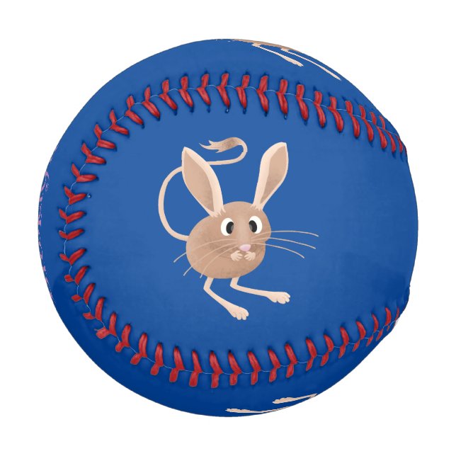 Balle De Baseball Illustration de jerboa aux longues oreilles (Devant Gauche)