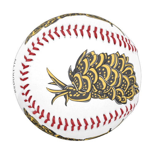 Balle De Baseball Illustration de la feuille de limace de mer grillé (Devant Gauche)