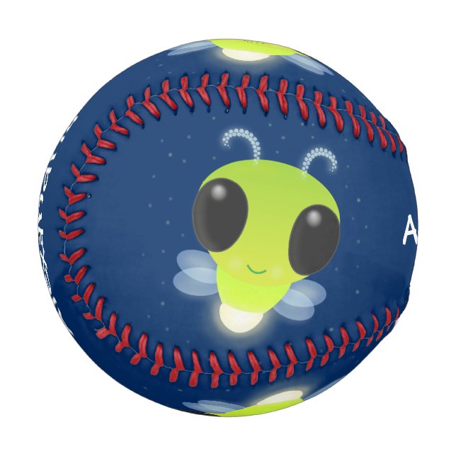 Balle De Baseball Illustration de la luciole vert mou (Devant Gauche)