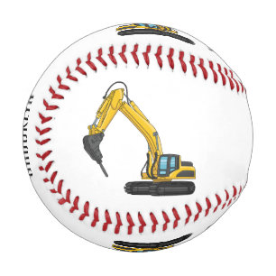 Balle De Baseball Illustration de la pelle de rupture