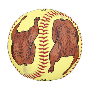 Balle De Baseball Illustration de poulet rôti