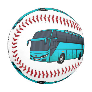 Balle De Baseball Illustration d'un autobus à passagers moderne