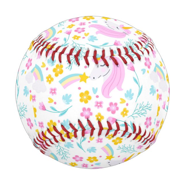 Balle De Baseball Imaginaire Unicorn (Devant)