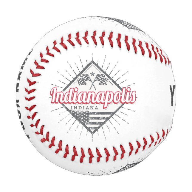 Balle De Baseball Indianapolis City Indiana États-Unis États-Unis (Devant Gauche)