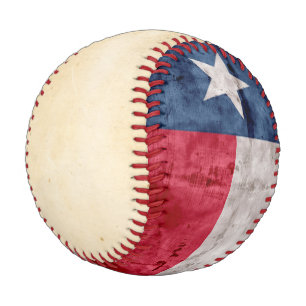 Balle De Baseball Indicateur Vintage patiné du Texas