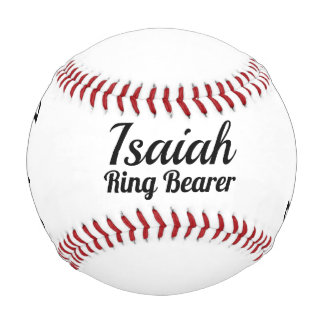 Balle De Baseball Invitation du porteur d'anneau - Baseball personna