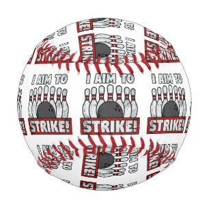 Balle De Baseball J'ai l'intention de faire la grève