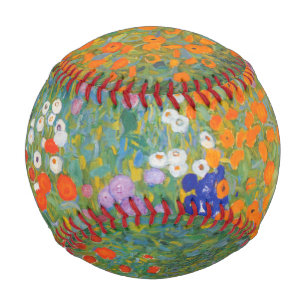 Balle De Baseball Jardin des fleurs par Gustav Klimt