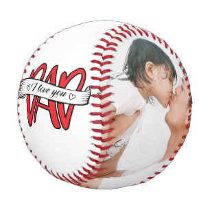 Balle De Baseball Je t'aime papa Fête des pères photo