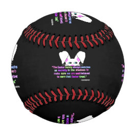 Balle De Baseball Je Vous Vois, Baseball Bunny Pâques