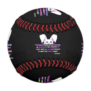Balle De Baseball Je Vous Vois, Baseball Bunny Pâques