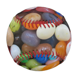 Balle De Baseball Jelly Bean noir bleu vert vert Candy Texture Modè