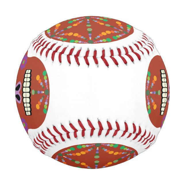 Balle De Baseball Jour des morts Emar Design (Devant)