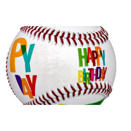 Balle De Baseball Joyeux anniversaire