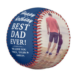 Balle De Baseball Joyeux Anniversaire Meilleur Papa 2 Collage de Pho