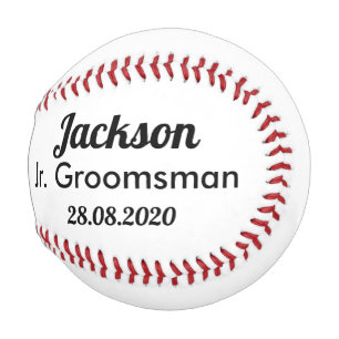 Balle De Baseball Jr Groomsmen Proposition Cadeau De Baseball