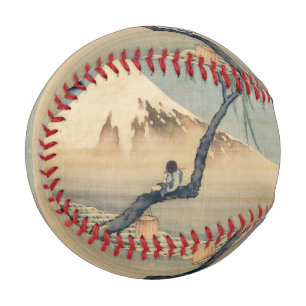 Balle De Baseball Katsushika Hokusai - Garçon regardant le Mont Fuji