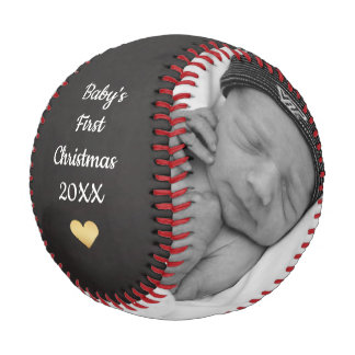 Balle De Baseball Keepsaké personnalisé Babys 1er baseball de Noël
